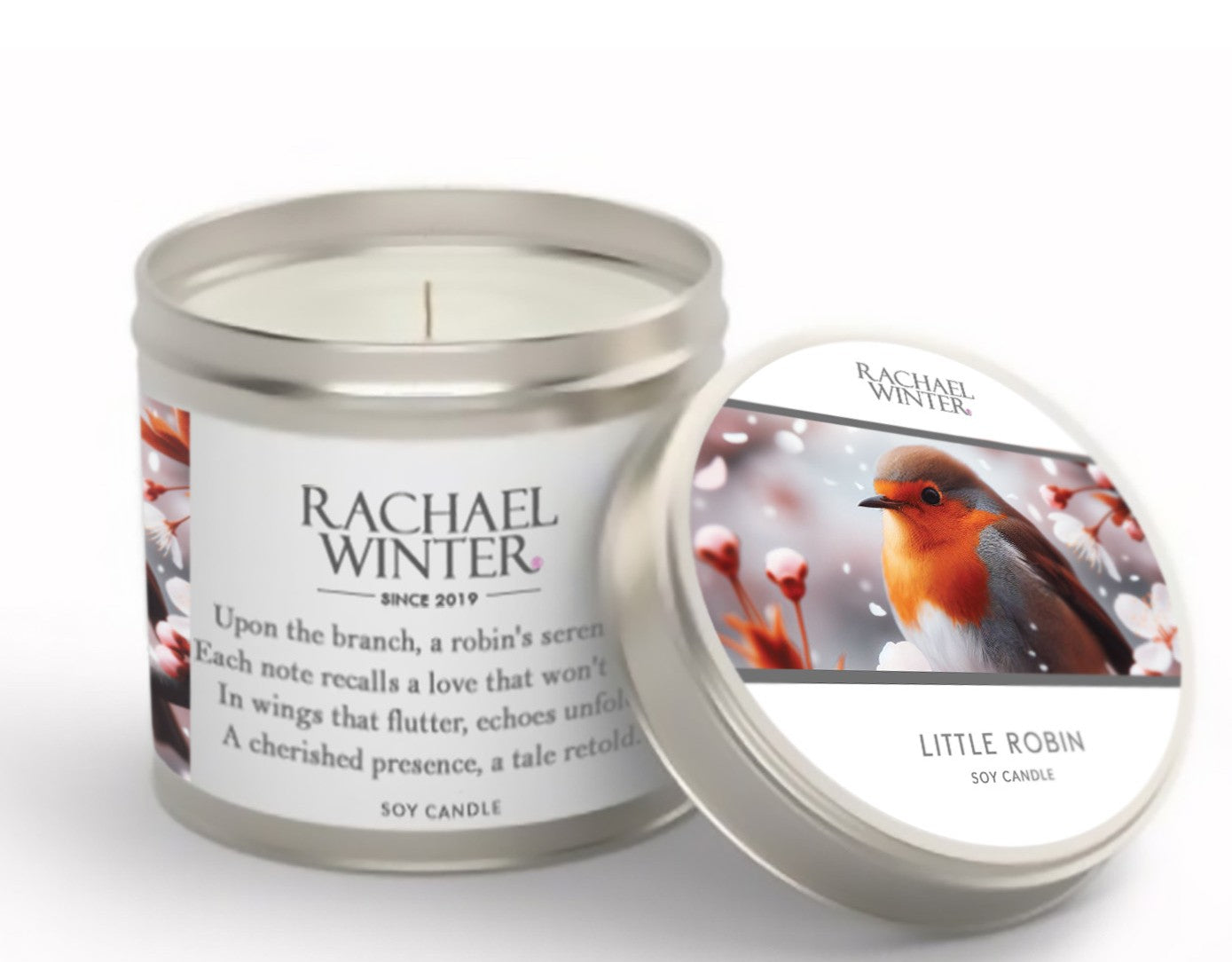 Little Robin Candle, Memorial Candle, Sympathy Gift, Remembrance Keepsake